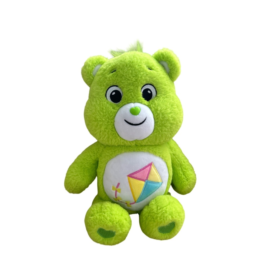 Care Bears Do-Your-Best Bear 13 Inch Lime Green Kite Plush Basic Fun 2021